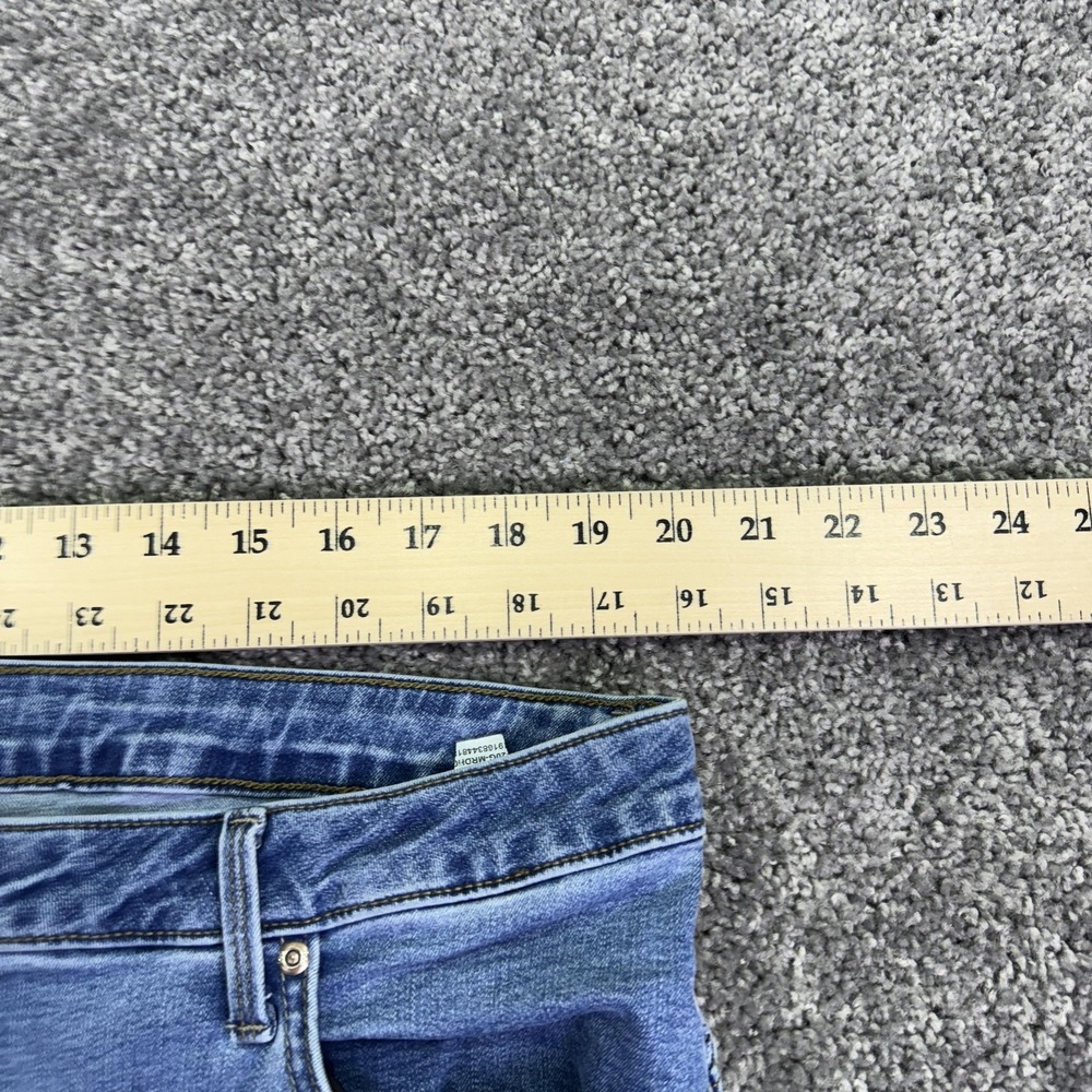 Lee Jeans Womens 20 Blue Shape Illusions Bootcut Stretch Denim Medium Wash - Picture 3 of 8